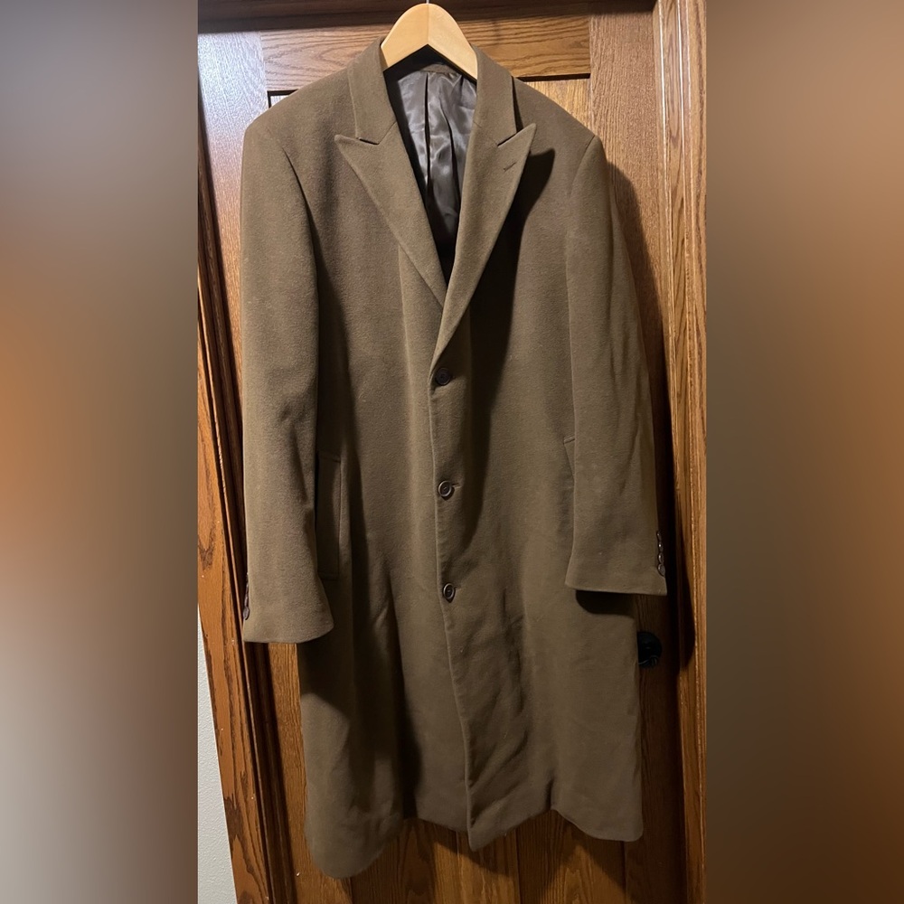 Calvin Klein Men's Classic Tan Trench Coat
